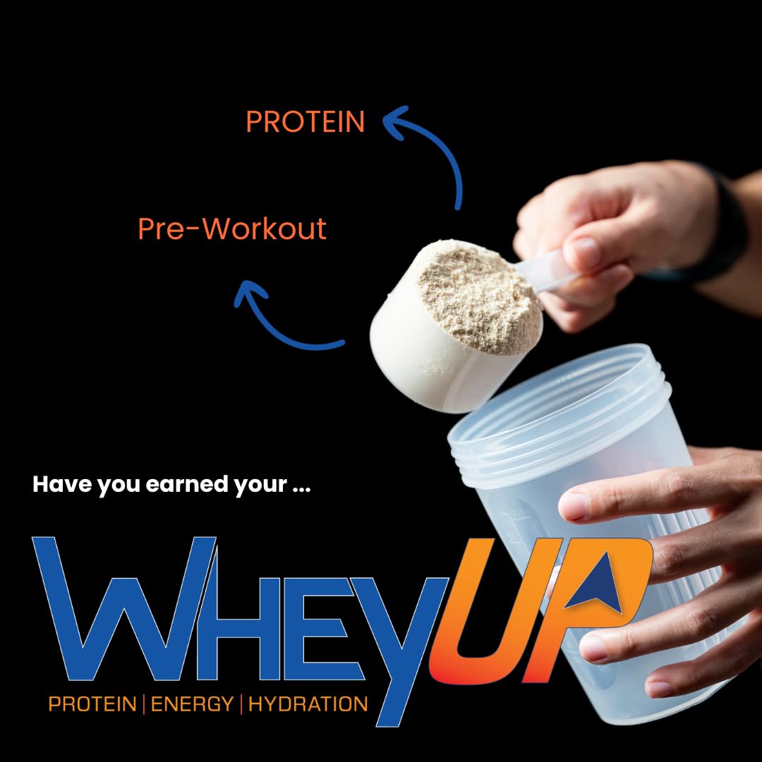 WheyUP Clear Whey Isolate Protein Powder, Blue Raspberry - 150mg Caffeine - 20 Servings WheyUPBuy Supplements Australia