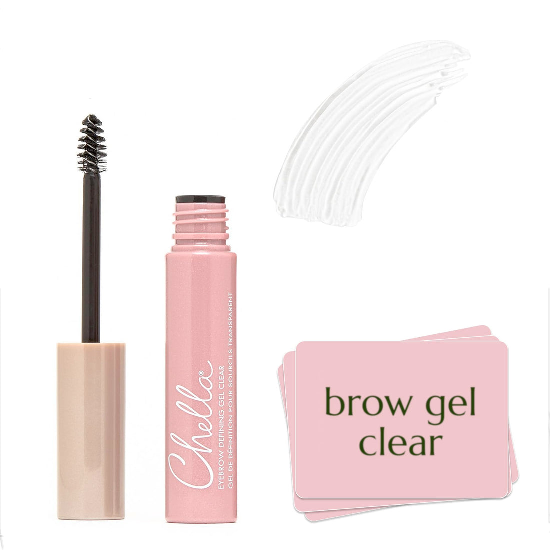 Chella Eyebrow Gel, Defining Clear Eyebrow Gel - Lightweight Formula for Natural, Long Lasting Makeup - Vegan, Cruelty Free, Paraben Free, Gluten Free ChellaBuy Supplements Australia