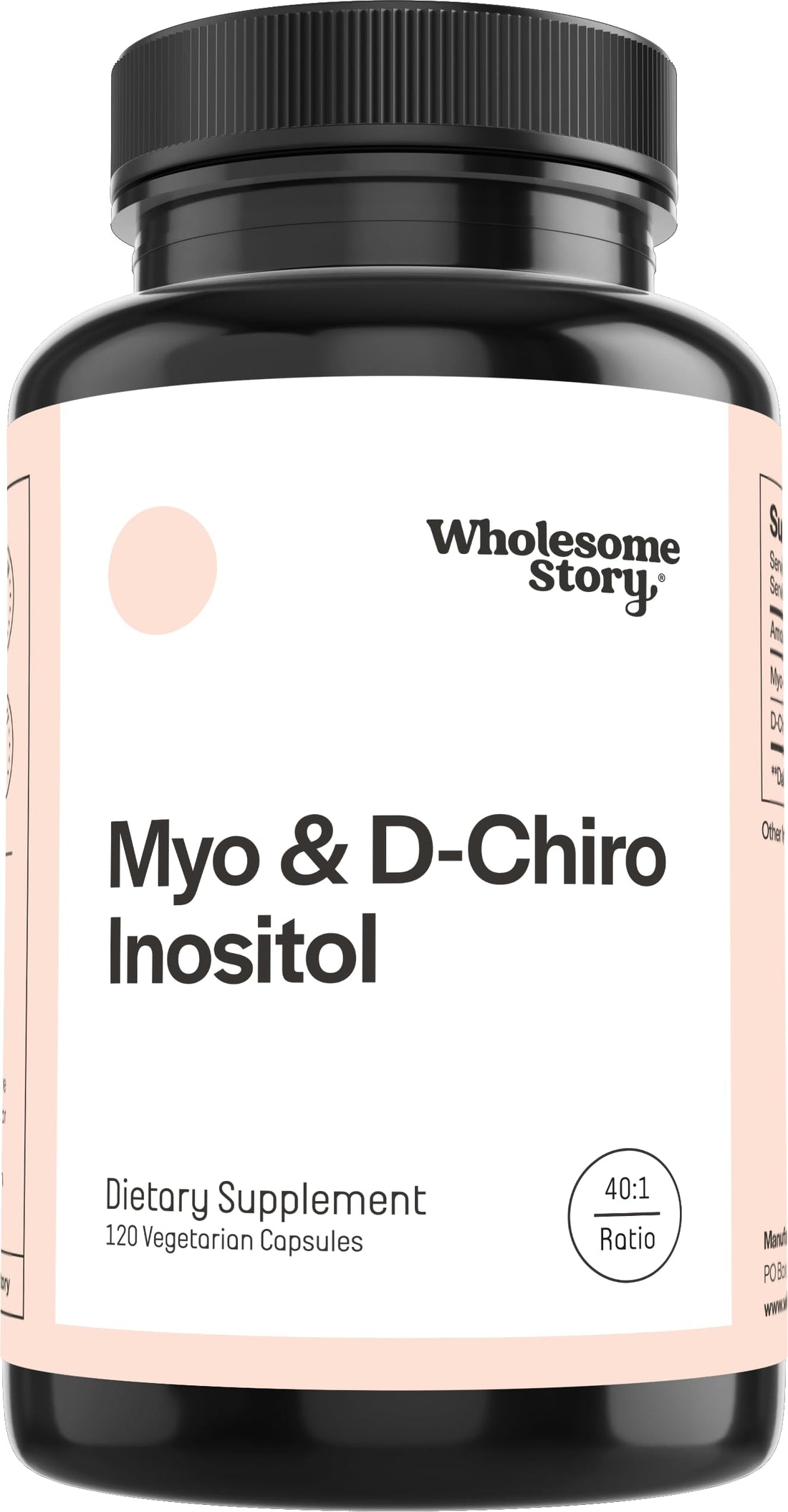 Wholesome Story Myo-Inositol & D-Chiro Inositol Supplement for Women | Fertility Supplements for Hormonal Balance & Ovarian Health Support | Myoinositol | Ideal 40:1 Ratio | 30 Servings Wholesome StoryBuy Supplements Australia