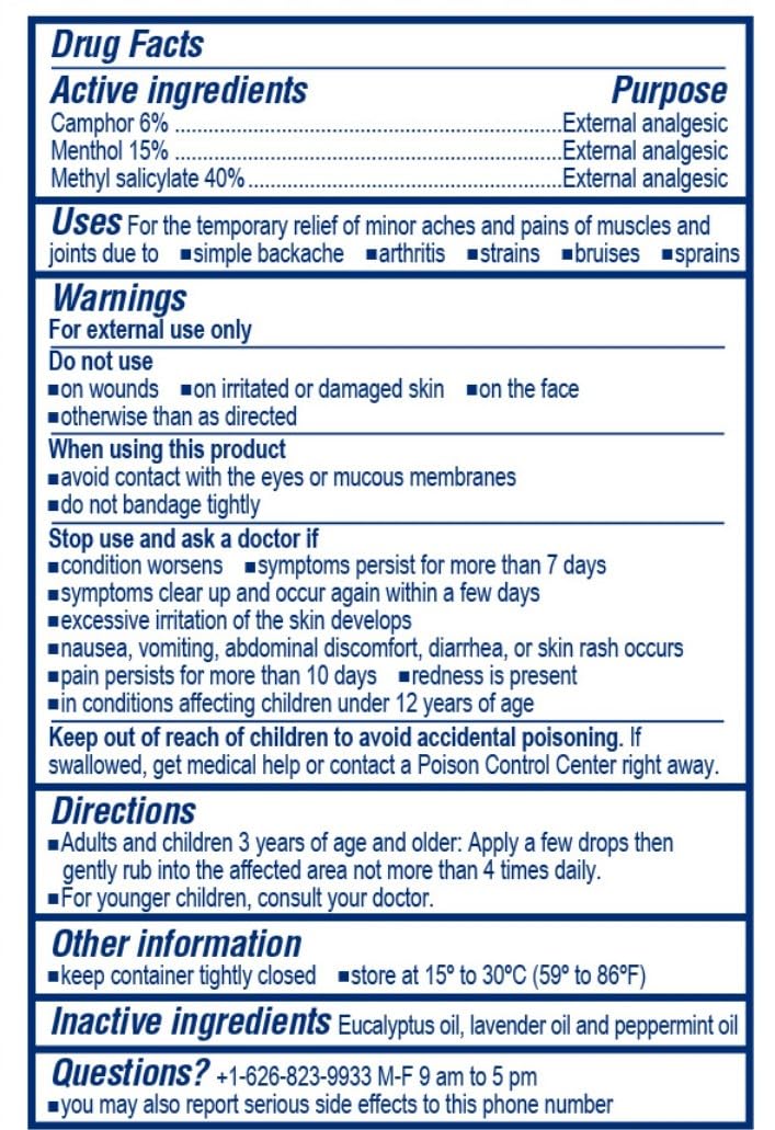 White Flower Analgesic Balm Embrocation Medicated Oil (Hoe Hin Pak Fah Yeow) (20ml/ Pack of 3) White FlowerBuy Supplements Australia