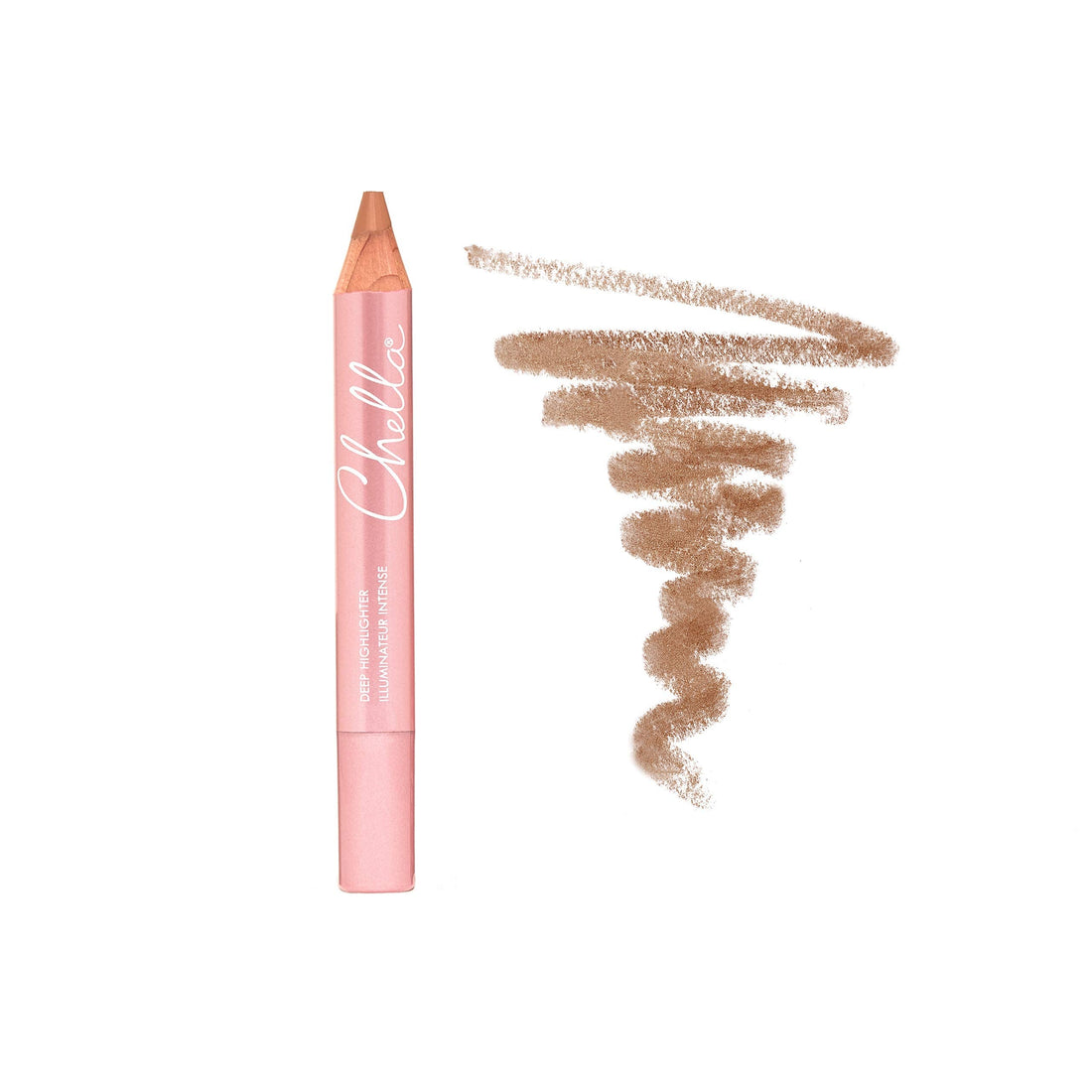 Chella Highlighter Makeup Pencil - Vegan, Cruelty Free, Paraben Free, Gluten Free - Use as a Highlighter, Concealer and Under Eye Liner (Deep Matte) ChellaBuy Supplements Australia