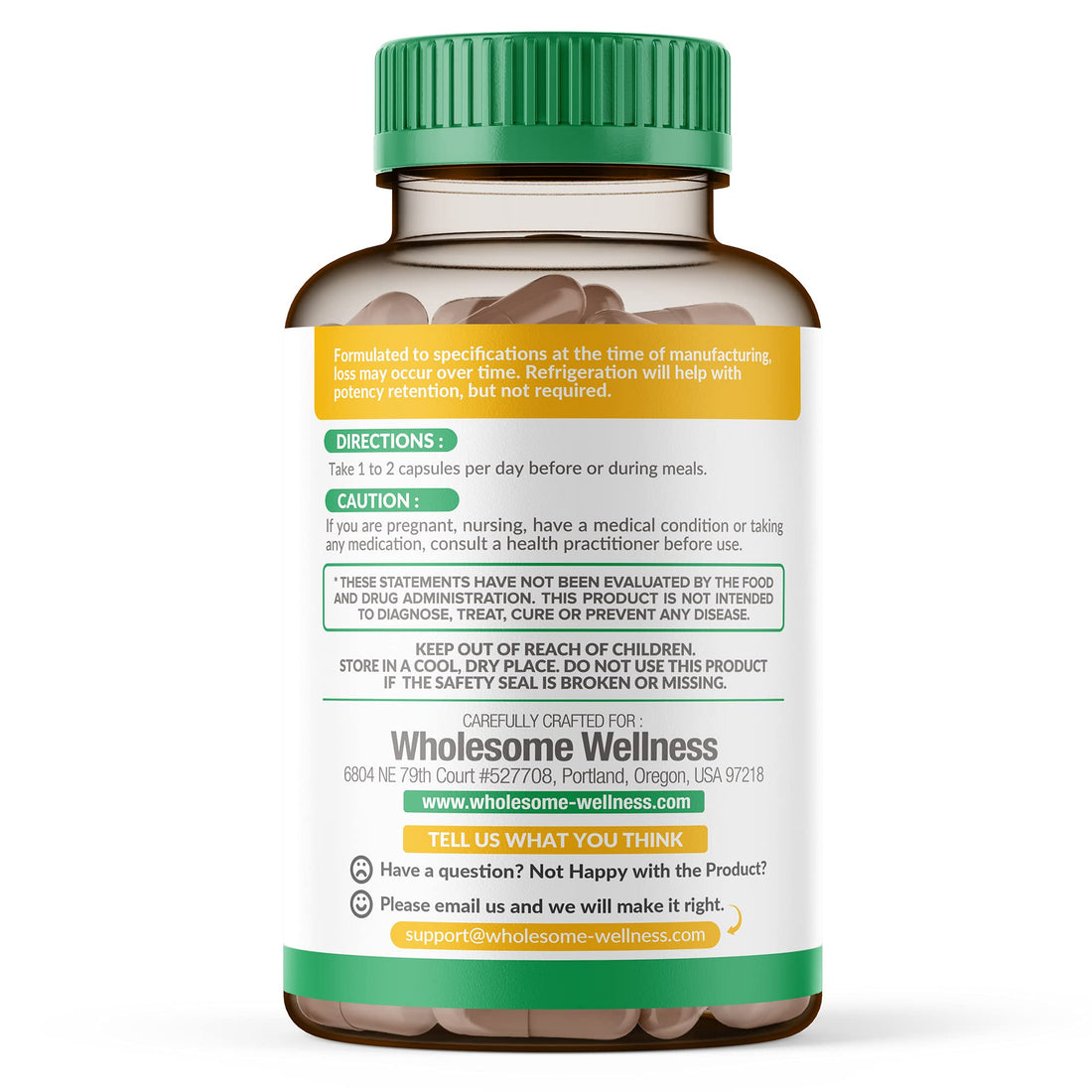 Wholesome Wellness Digestive Enzymes 1000MG Plus Prebiotics & Probioti Wholesome WellnessBuy Supplements Australia
