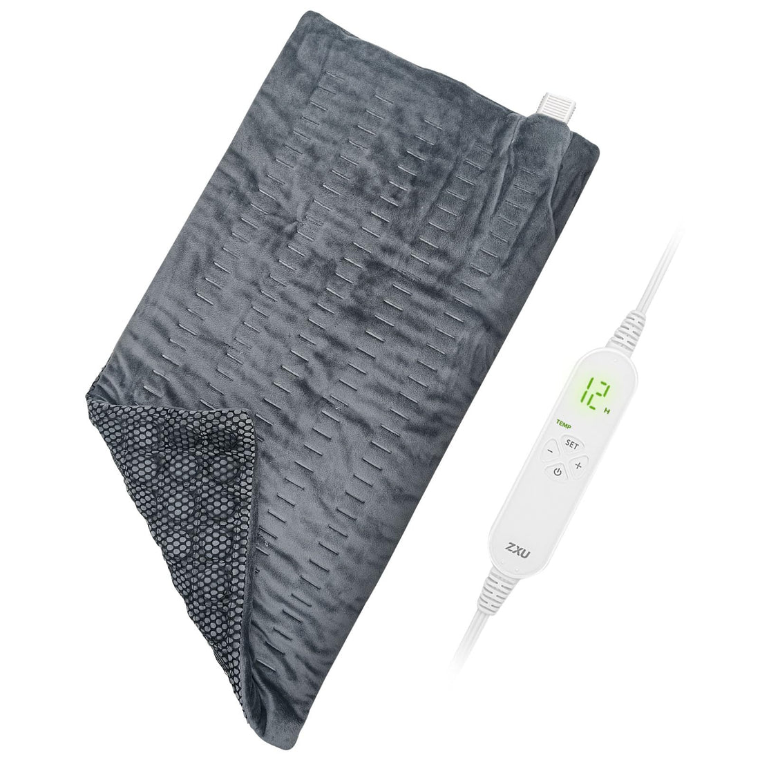 ZXU Jade Stone Heating pad, Nature Jade Electric Heating Pad for Back Pain and Cramps Relief,XL King Size Hot Heated Pad with 12 Heat Level,1-24h Auto-Off,Stay on Function, Hot Heated Pad ZXUBuy Supplements Australia