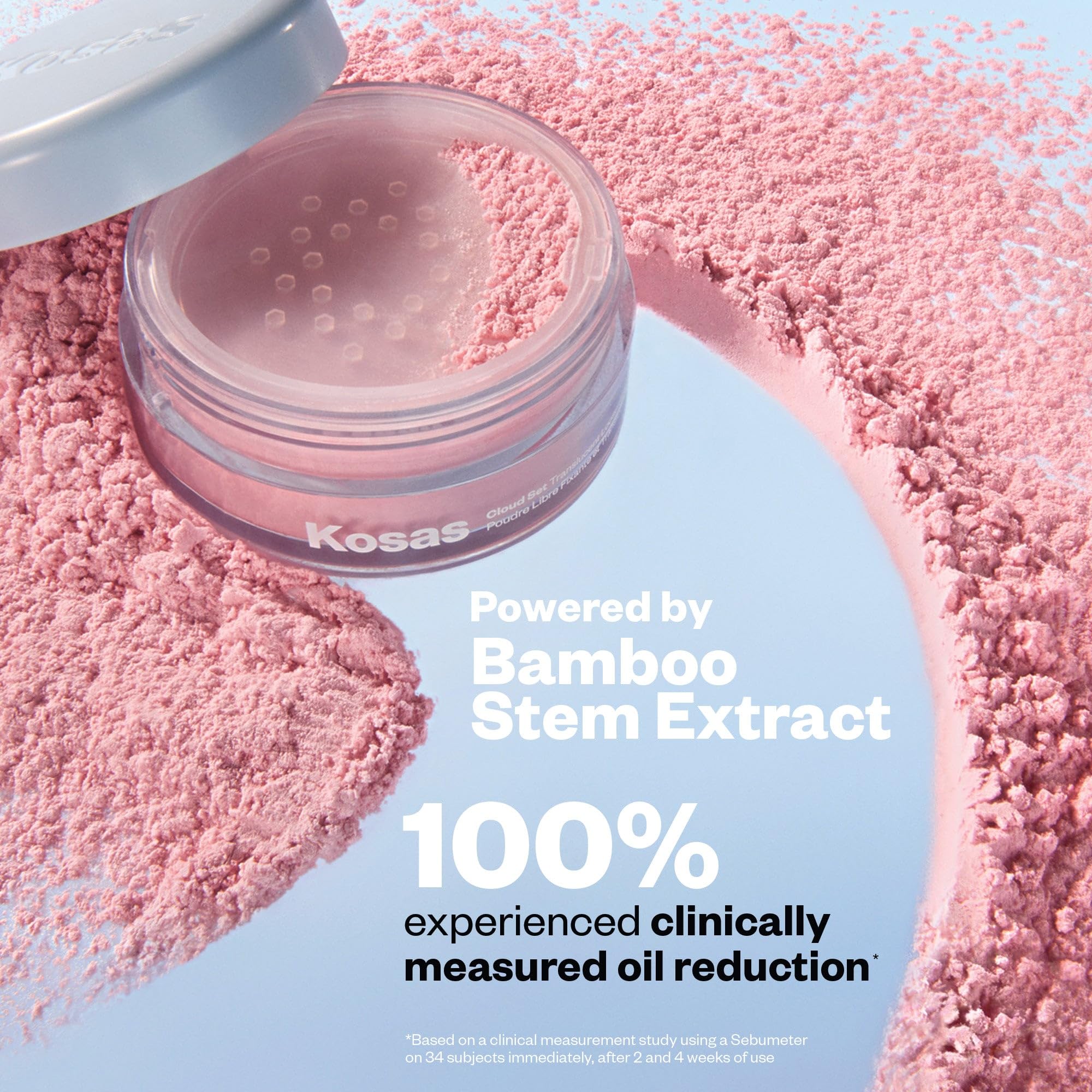 Kosas Cloud Set Loose Setting Powder – Talc-Free Translucent Face Powder for Oil Control, Ultra Sheer Pink KosasBuy Supplements Australia