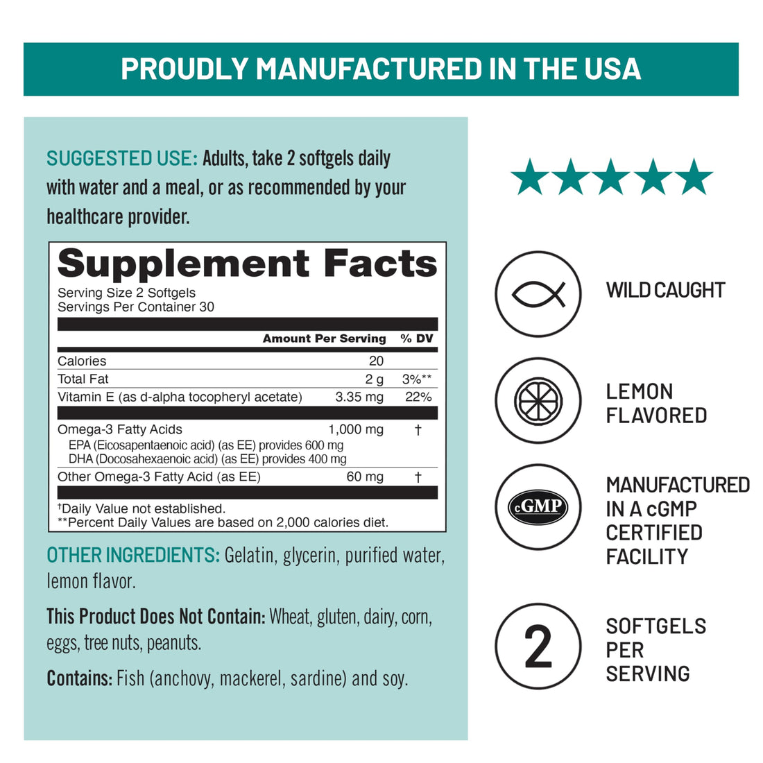 [1] NatureWise Multivitamin for Women Stress Support & Natural Minerals - 60 Ct[30-Day Supply] + [1] Omega 3 Fish Oil 1000mg + Vitamin E - Wild-Caught - 60 Softgels[30-Day Supply] NatureWiseBuy Supplements Australia